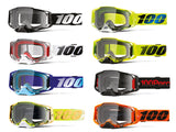 100% Armega Goggle - Clear Lens - Black - 2024