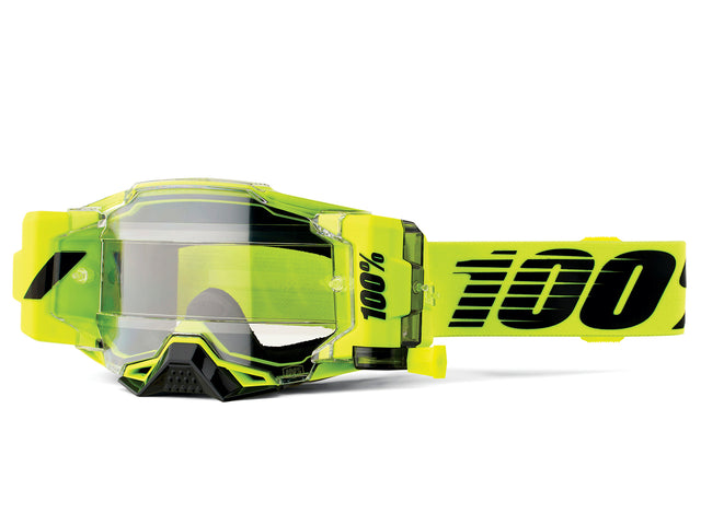 100% Armega Forecast Goggle nuclear citrus - clear
