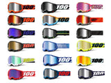 100% Accuri 2 Goggle Novel - mirror blue Lens