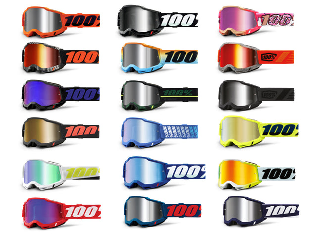 100% Accuri 2 Goggle - Mirror Lens - red