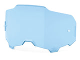 100% Armega clear replacement anti fog lens - blue