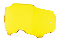 100% Armega helder vervangend anti-fog lens - geel
