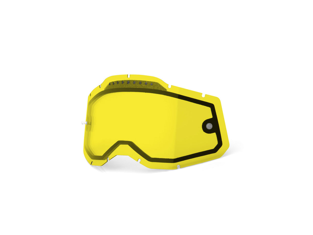 100% Gen 2 Replacement lens - Dual pane vented - yellow