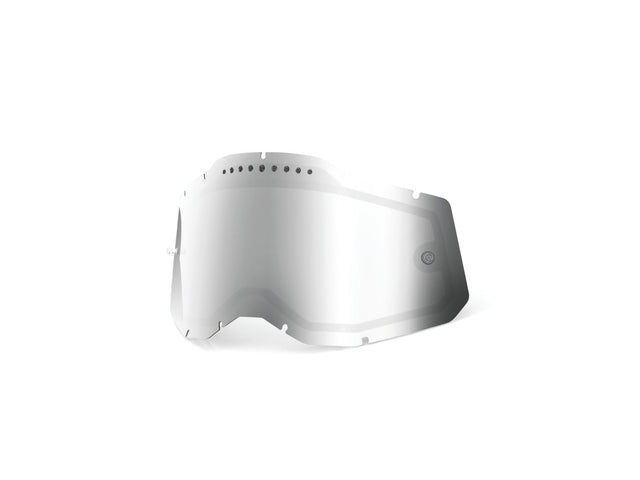 100% Gen 2 Replacement lens - Dual pane vented mirror - silver