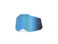 100% Gen 2 Replacement lens - Dual pane vented mirror - blue