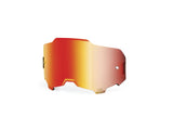 100% Armega Replacement lens - Injected mirror - red
