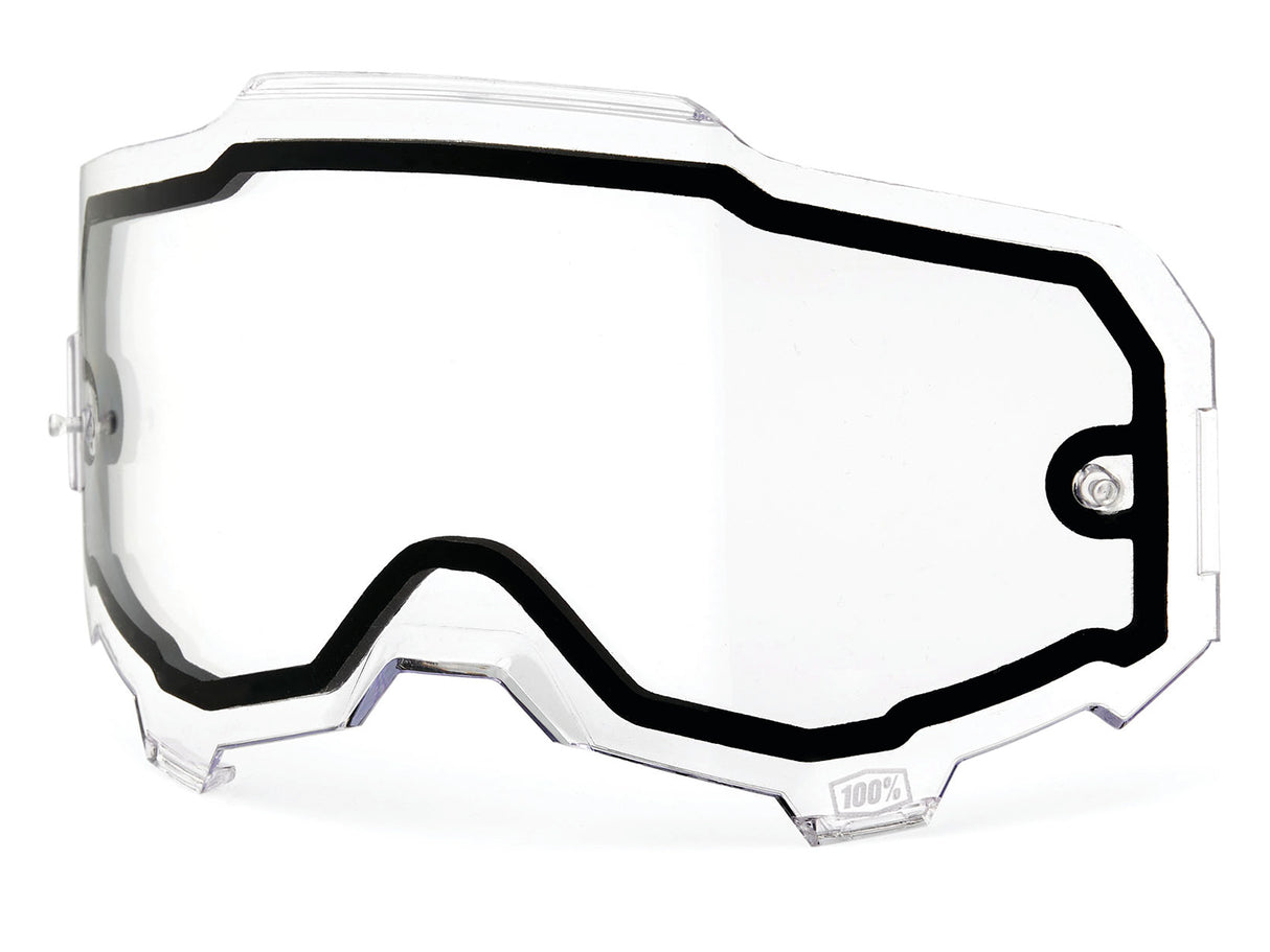 100% Armega Replacement lens - Dual pane - clear