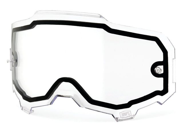 100% Armega Replacement lens - Dual pane - clear