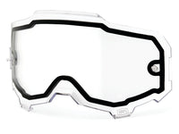100% Armega Replacement lens - Dual pane - clear