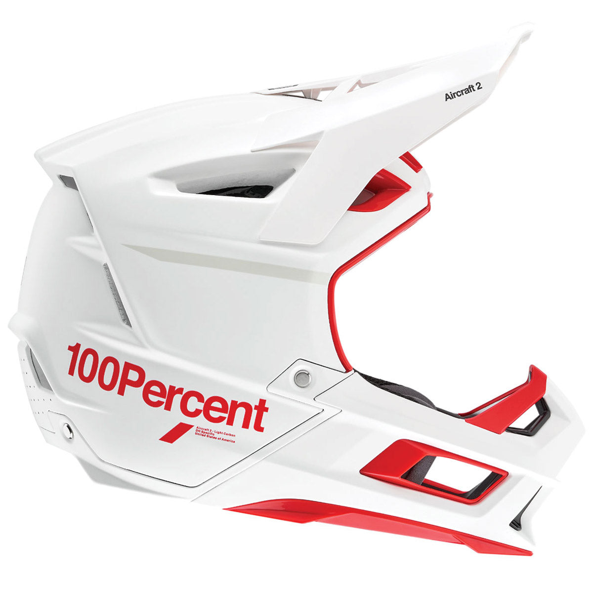 Casco Aircraft Carbon Rosso/Bianco