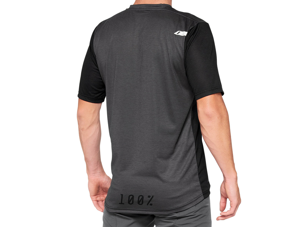 100% Airmatic Jersey (SP21) - Black/Charcoal