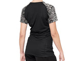 100% Airmatic Womens Jersey (SP21) - Black Python
