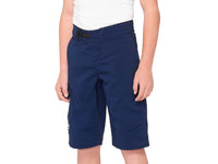 100% Ridecamp Youth Short - navy