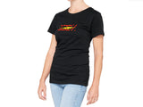 100% Joshua Women's Crewneck T-Shirt - black