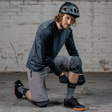 Flow X long-sleeve jersey - Gray/Black 