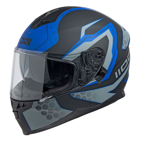 1100 2.2 Motorradhelm - matt schwarz-blau