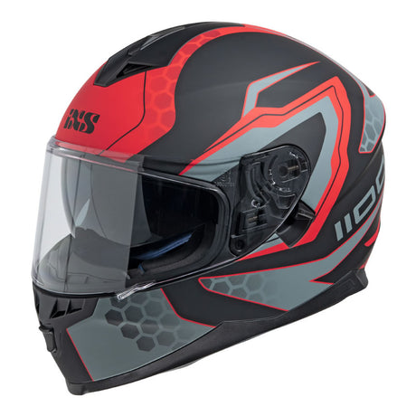 1100 2.2 Motorradhelm - schwarz matt-rot
