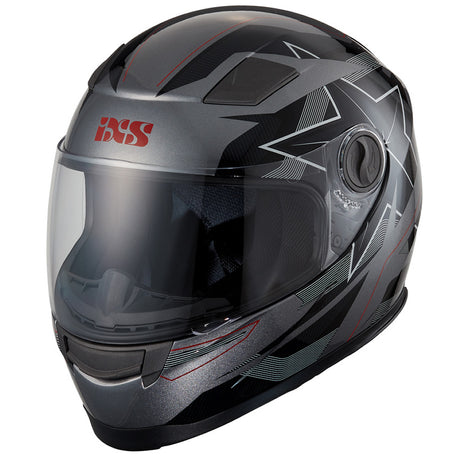135 KID 2.0 Helm - grau-schwarz-rot