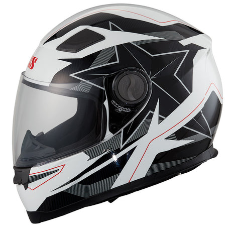 135 KID 2.0 Helm - weiss-schwarz-rot