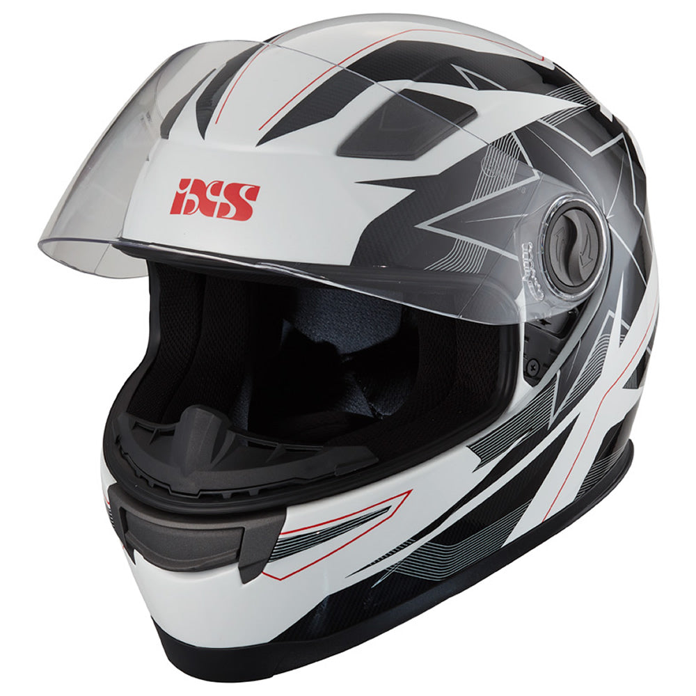 135 KID 2.0 Helm - weiss-schwarz-rot