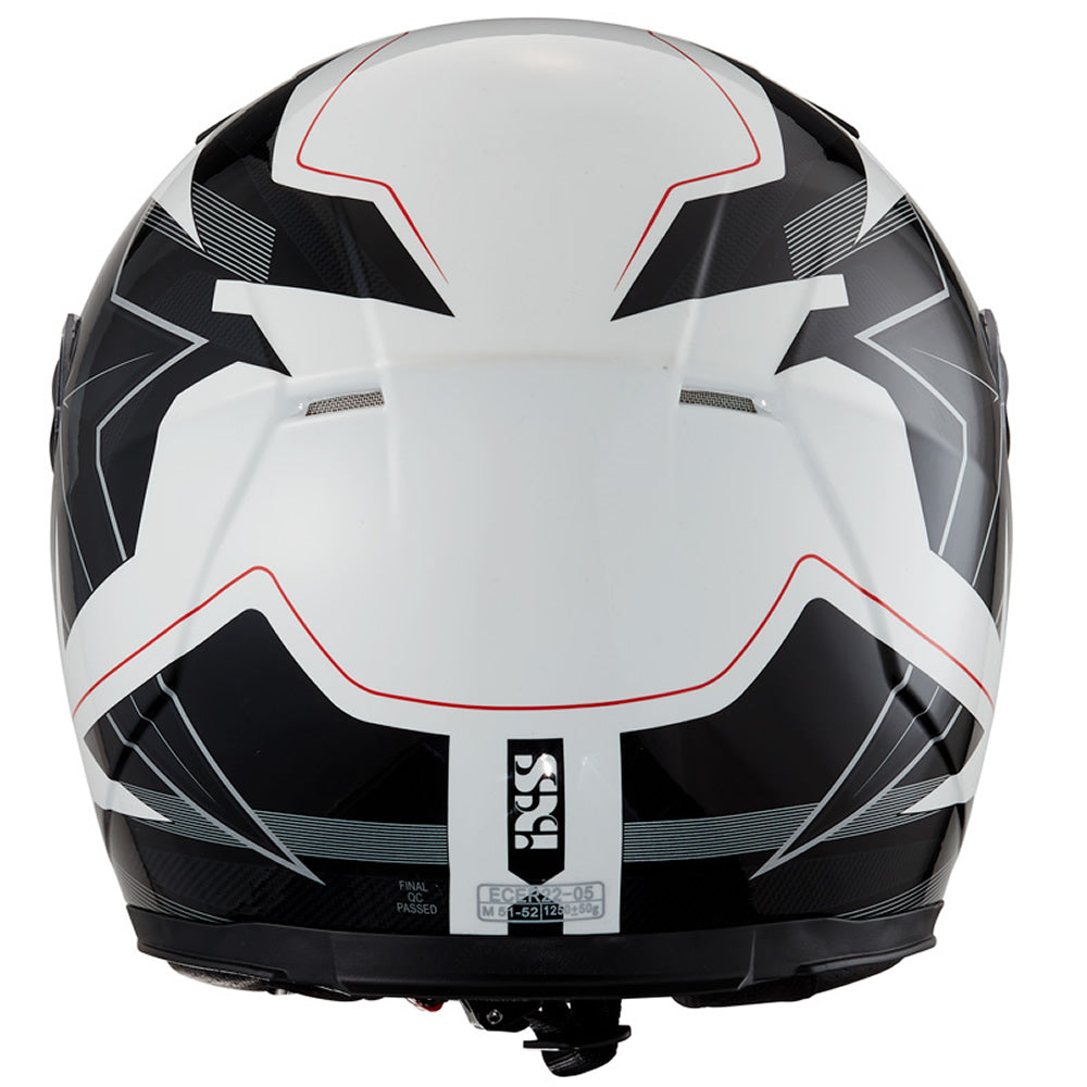 135 KID 2.0 Helm - weiss-schwarz-rot