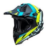 189 2.0 Motorradhelm - matt blau-gelb