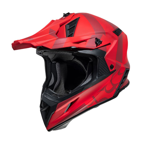 189 2.0 Motorradhelm - matt rot