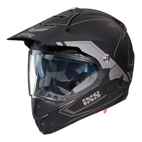 207 2.0 Motorradhelm matte black grey