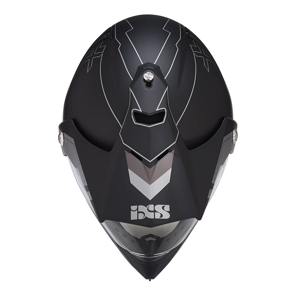 207 2.0 Motorradhelm matte black grey
