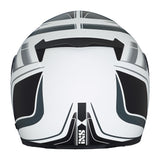 215 2.0 Motorradhelm matte white grey