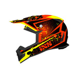 361 2.0 Motorradhelm red black yellow