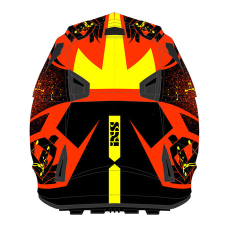 361 2.0 Motorradhelm red black yellow
