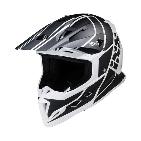 361 2.1 Motorradhelm matte black white