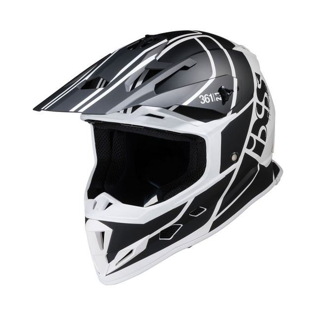 361 2.1 Motorradhelm matte black white