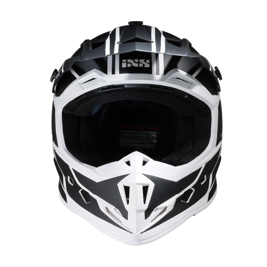 361 2.1 Motorradhelm matte black white