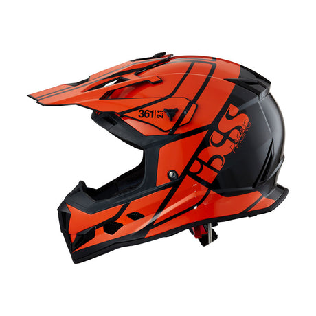 361 2.1 Motorradhelm orange black