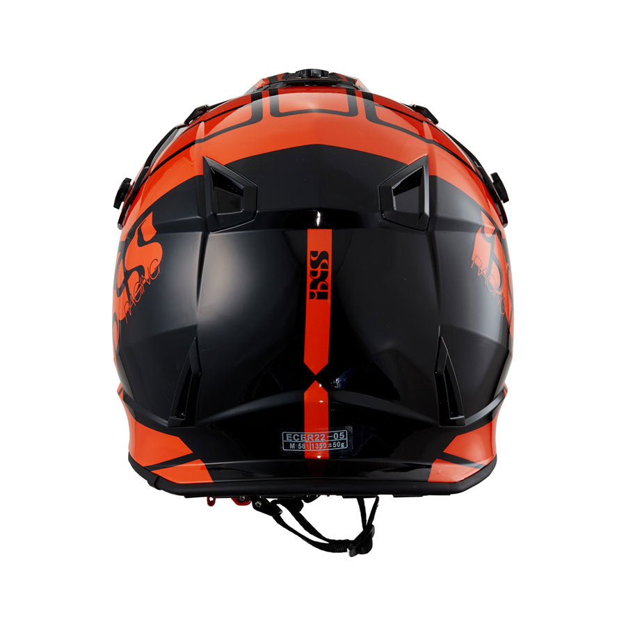 361 2.1 Motorradhelm orange black