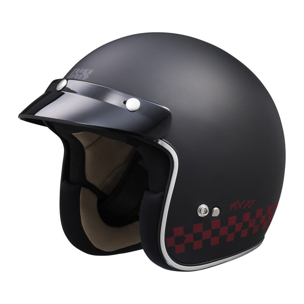 77 2.0 Jethelm matte black bordeaux