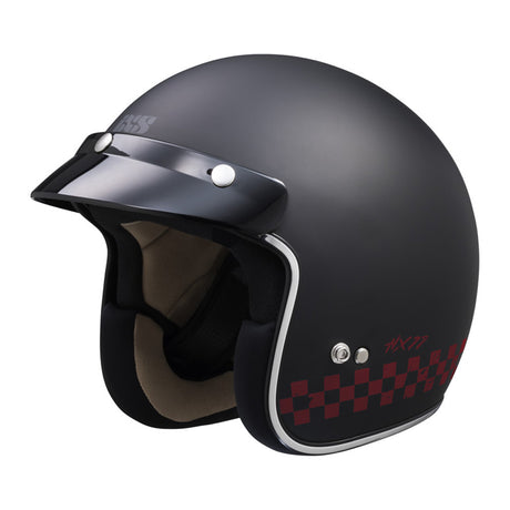 77 2.0 Jethelm matte black bordeaux