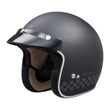 77 2.0 Jethelm matte black grey
