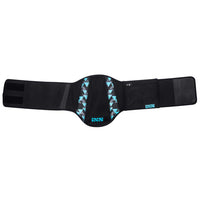 Ladies kidney belt Shaped black-turquoise 