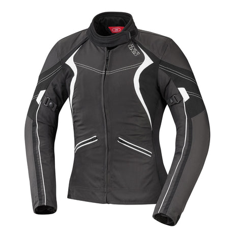 Eileen Motorradjacke - silber-schwarz