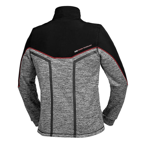 Funktions-Jacke ICE 1.0 schwarz-grau-rot