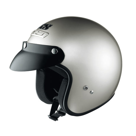 HX 104 Motorradhelm Silber