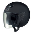 HX 118 Motorradhelm - schwarz matt