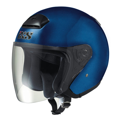 HX 118 Motorradhelm matte blue