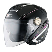HX 91 Boost Motorradhelm (schwarz/weiss/pink)
