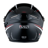 HX 91 Boost Motorradhelm (schwarz/weiss/rot)