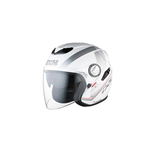 HX 91 Inner City Motorradhelm (weiss/grau)