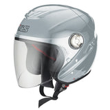 HX 91 Motorradhelm (silber)